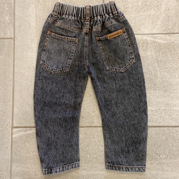 Ammehoela Unisex Herley Jeans - Washed Black, Sz 1-2 Years - Picture 8 of 8